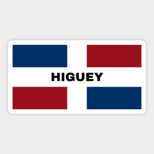 Higuey City in Dominican Republic Flag Sticker